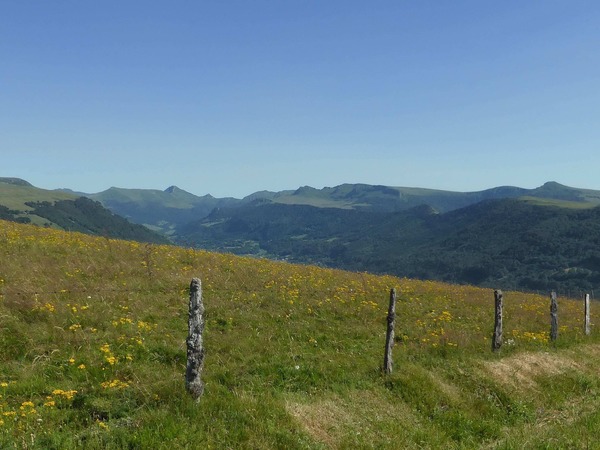 Monts du Cantal vus du Suc de Gramont