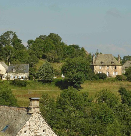 Sur la route de Chamblat, Font-Rouge et Le Fayet