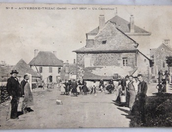 L'actuelle rue du centre en 1907